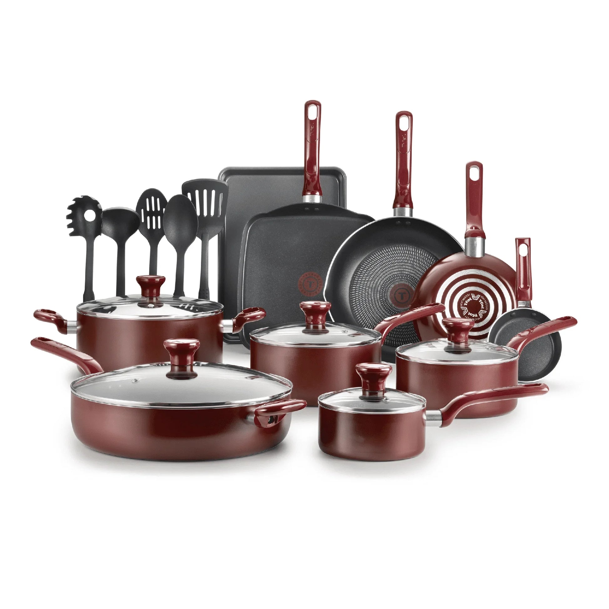Easy Care Nonstick 20 Piece cookware set, dishwasher safe. - My Store