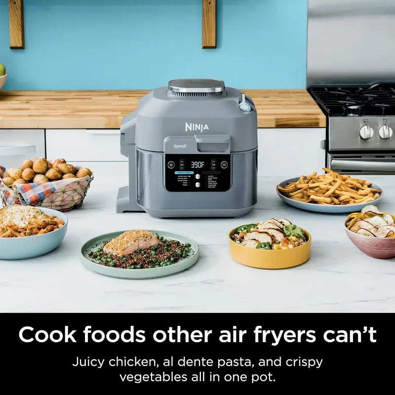 Ninja Rapid cooker & Air Fryer 6-quart, 12-in-1 functions. - My Store