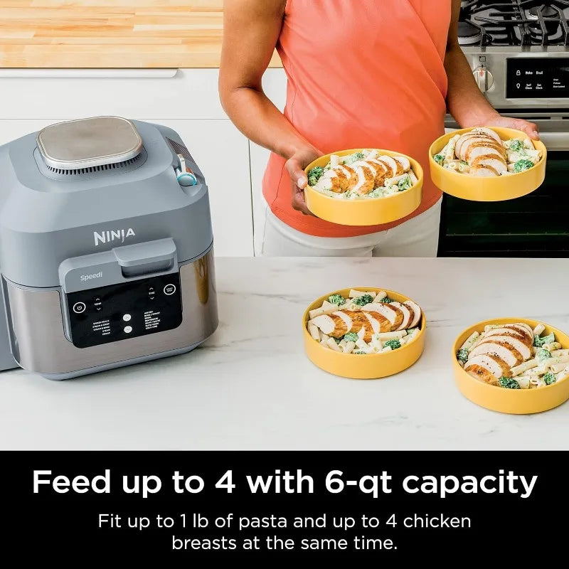 Ninja Rapid cooker & Air Fryer 6-quart, 12-in-1 functions. - My Store